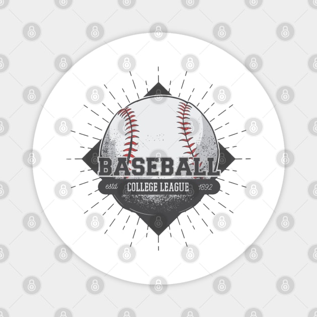 Baseball College League 1892 Magnet by consigliop